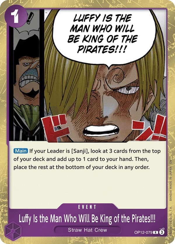 Luffy Is the Man Who Will Be King of the Pirates!!!