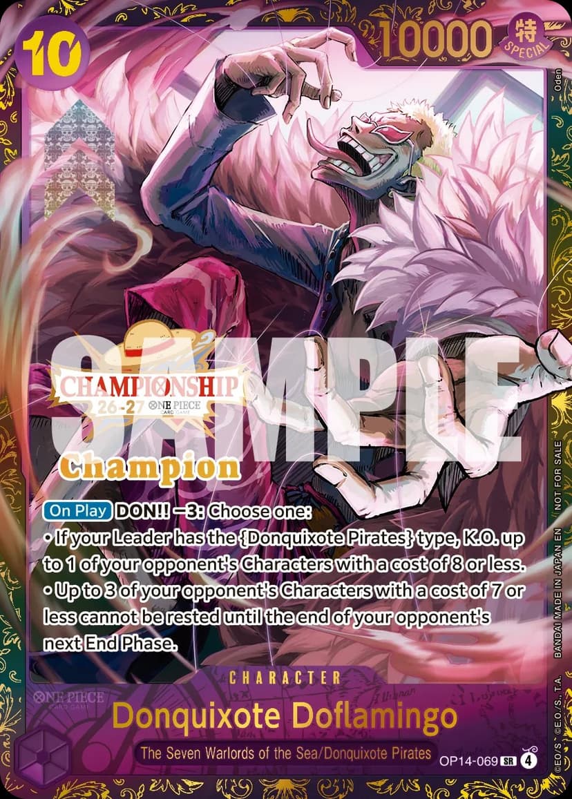 Donquixote Doflamingo (Championship 26-27 | Champion)