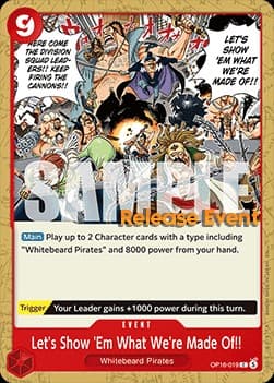 Let's Show 'Em What We're Made Of!! (Pre-Release Stamp)