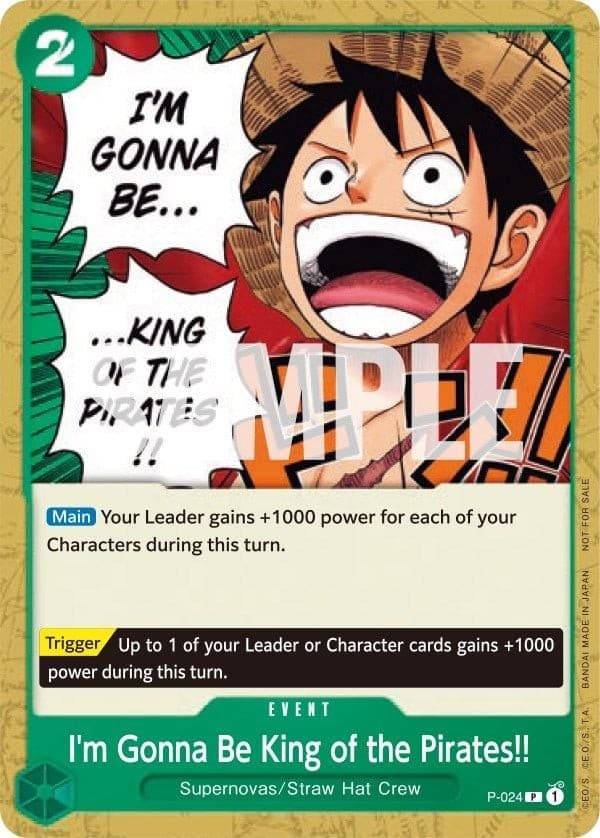 I'm Gonna Be King of the Pirates!! (One Piece Film Red Promo)