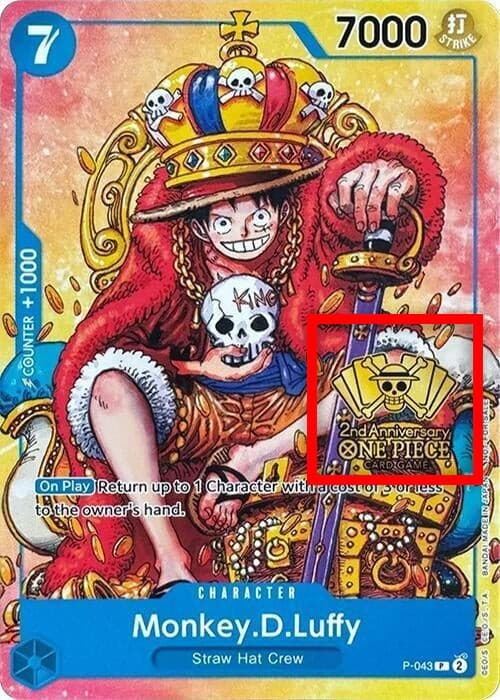 Monkey D. Luffy (2nd Anniversary Stamp)