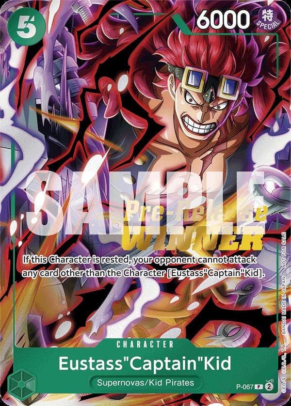 Eustass "Captain" Kid (Pre-Release Tournament | Winner)