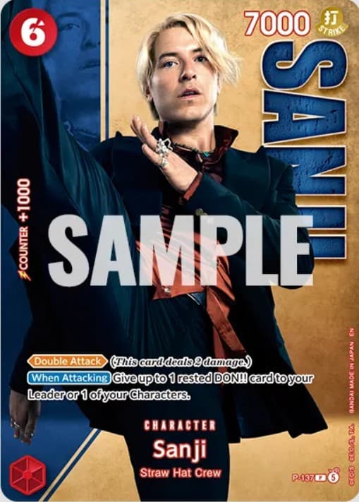 Sanji (Premium Card Collection -Live Action Edition vol 2)