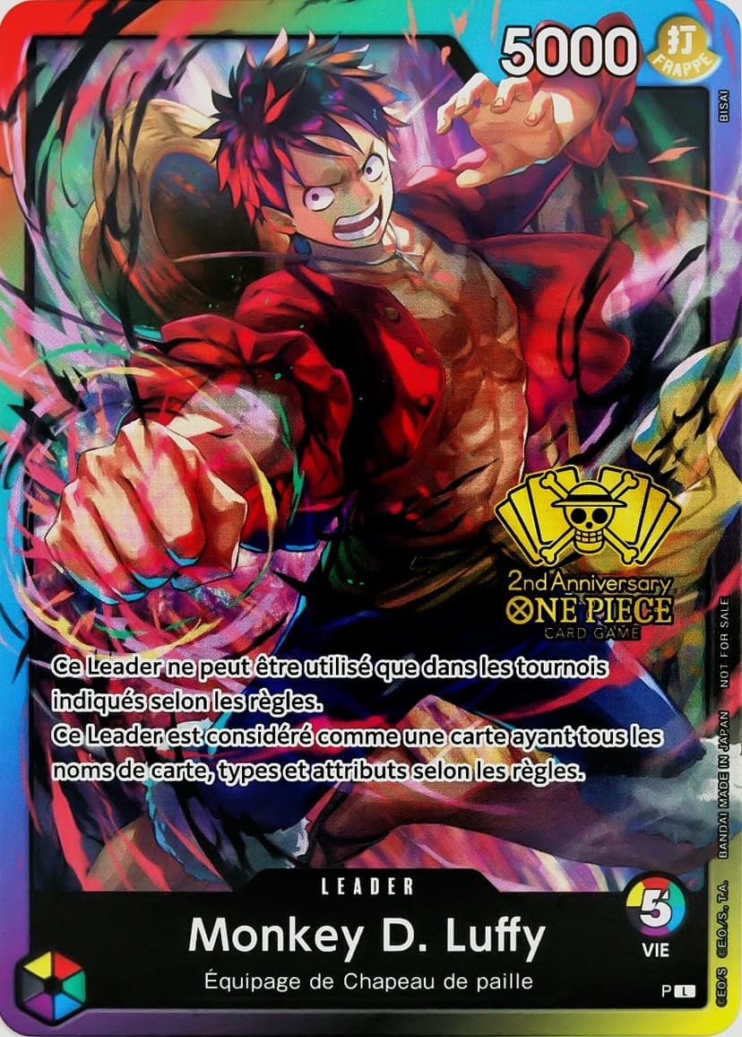 Monkey D. Luffy (2nd Anniversary Leader Card)