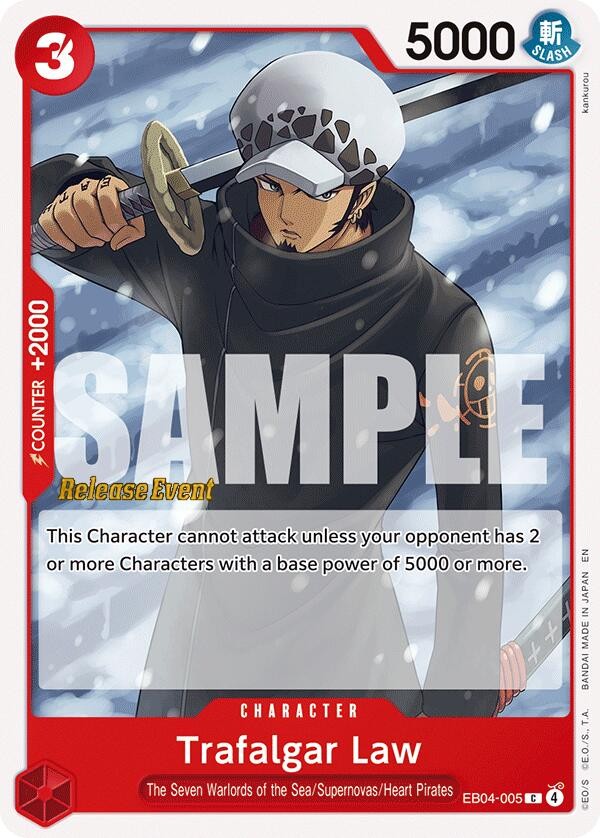 Trafalgar Law (Pre-Release Stamp)