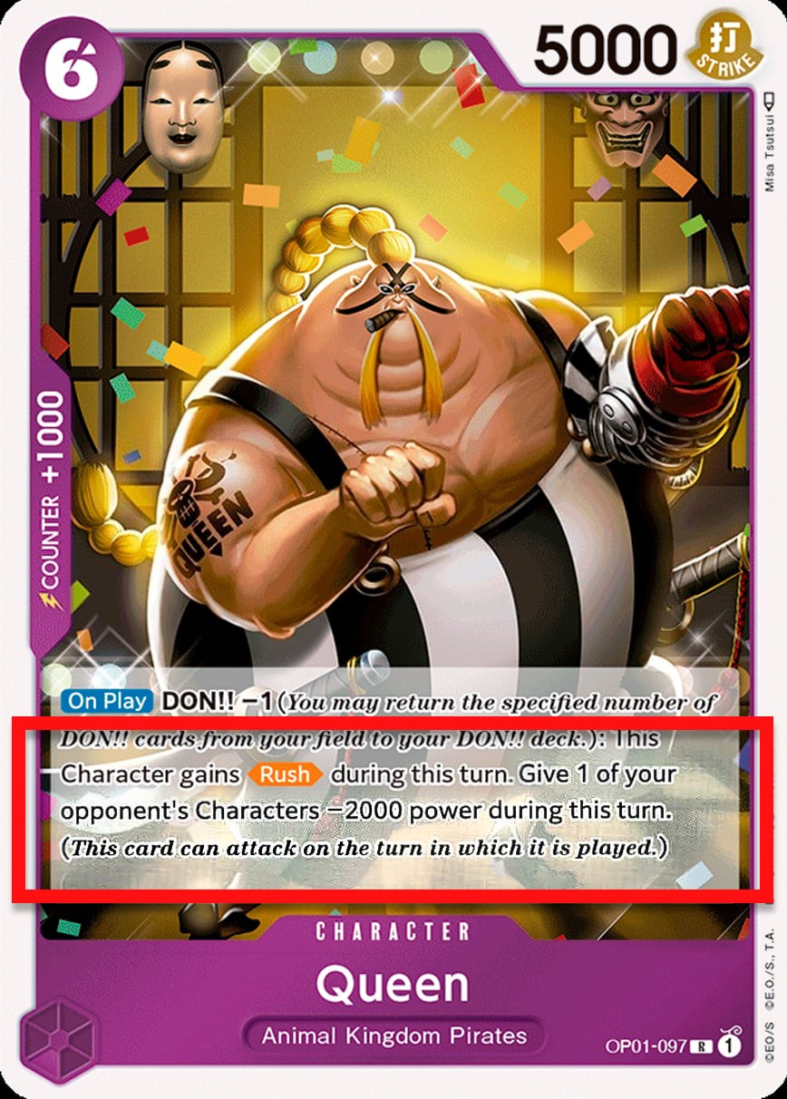 Queen (Pre-Errata Card | Missing Text "Up to")