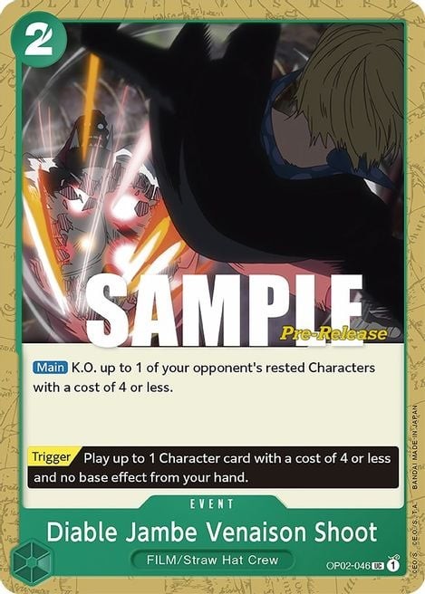 Diable Jambe Venaison Shoot (Super Pre-Release Stamp)
