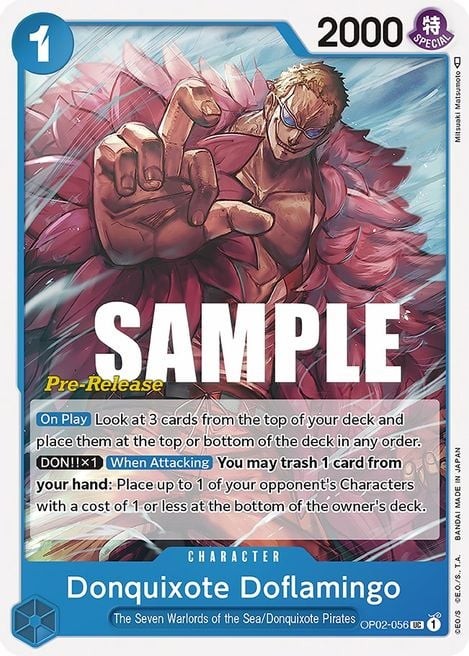 Donquixote Doflamingo (Super Pre-Release Stamp)
