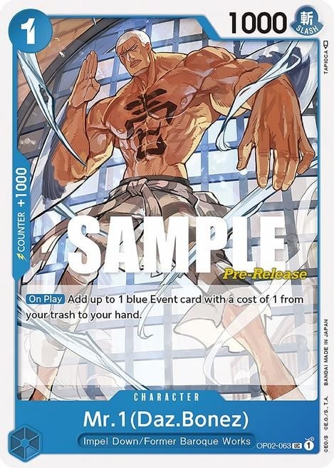 Mr. 1 (Daz Bonez) (Super Pre-Release Stamp)