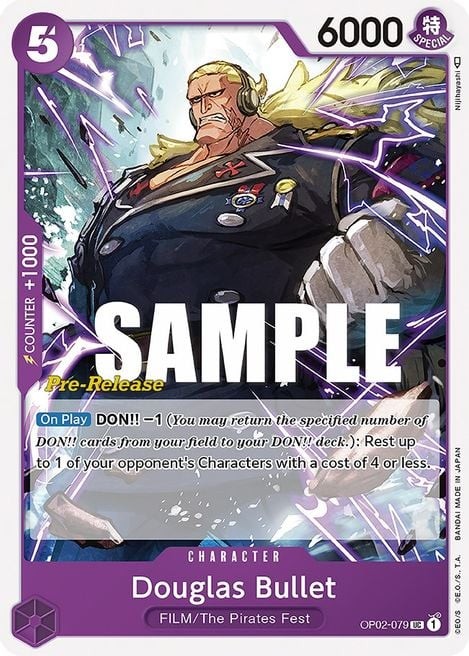 Douglas Bullet (Super Pre-Release Stamp)