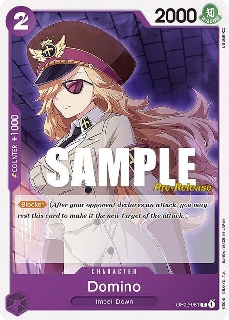 Domino (Super Pre-Release Stamp)
