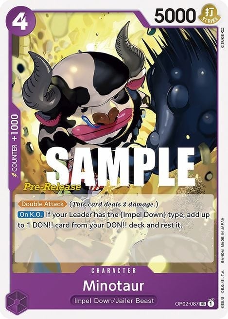 Minotaur (Super Pre-Release Stamp)