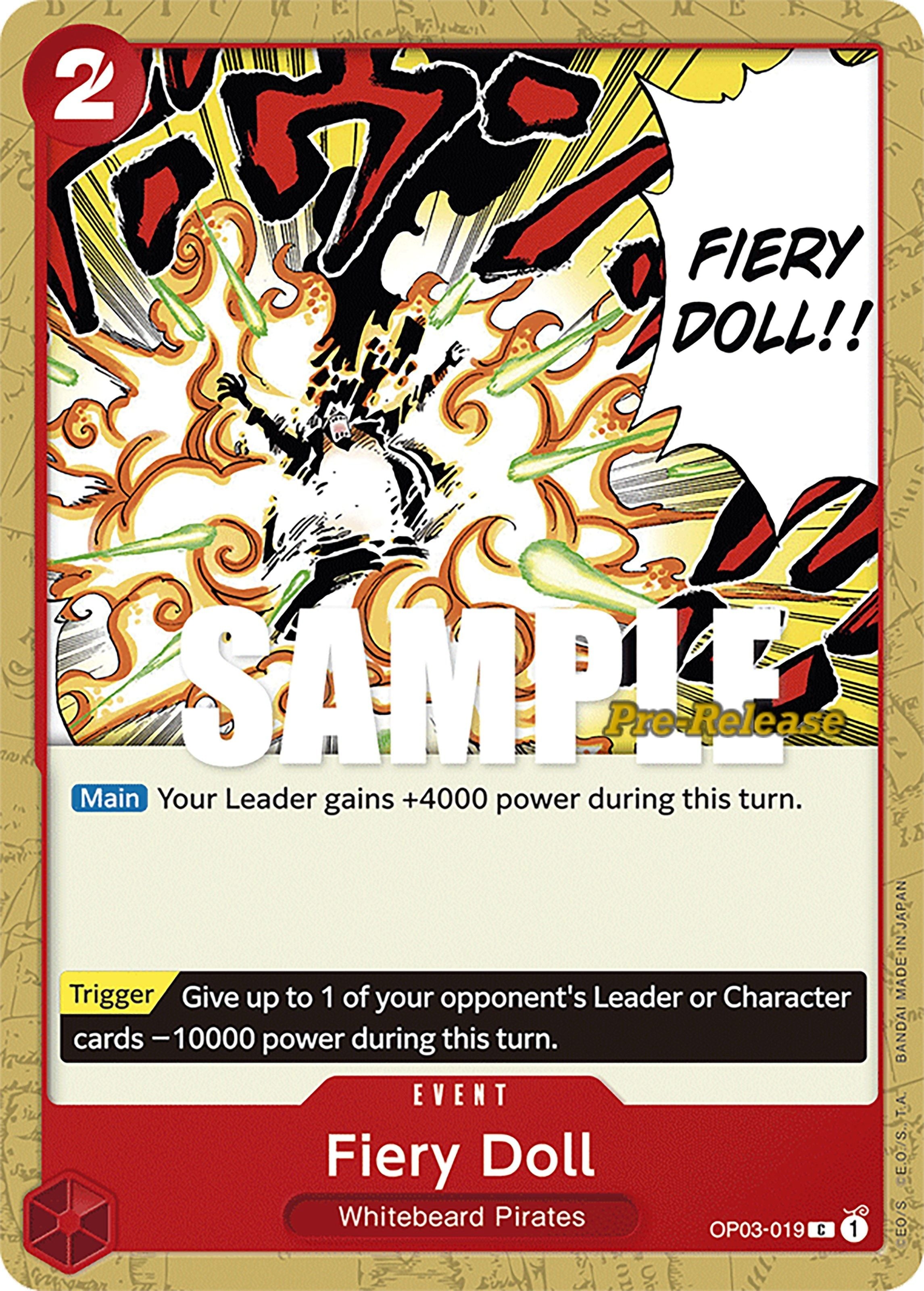 Fiery Doll (Pre-Release Stamp)