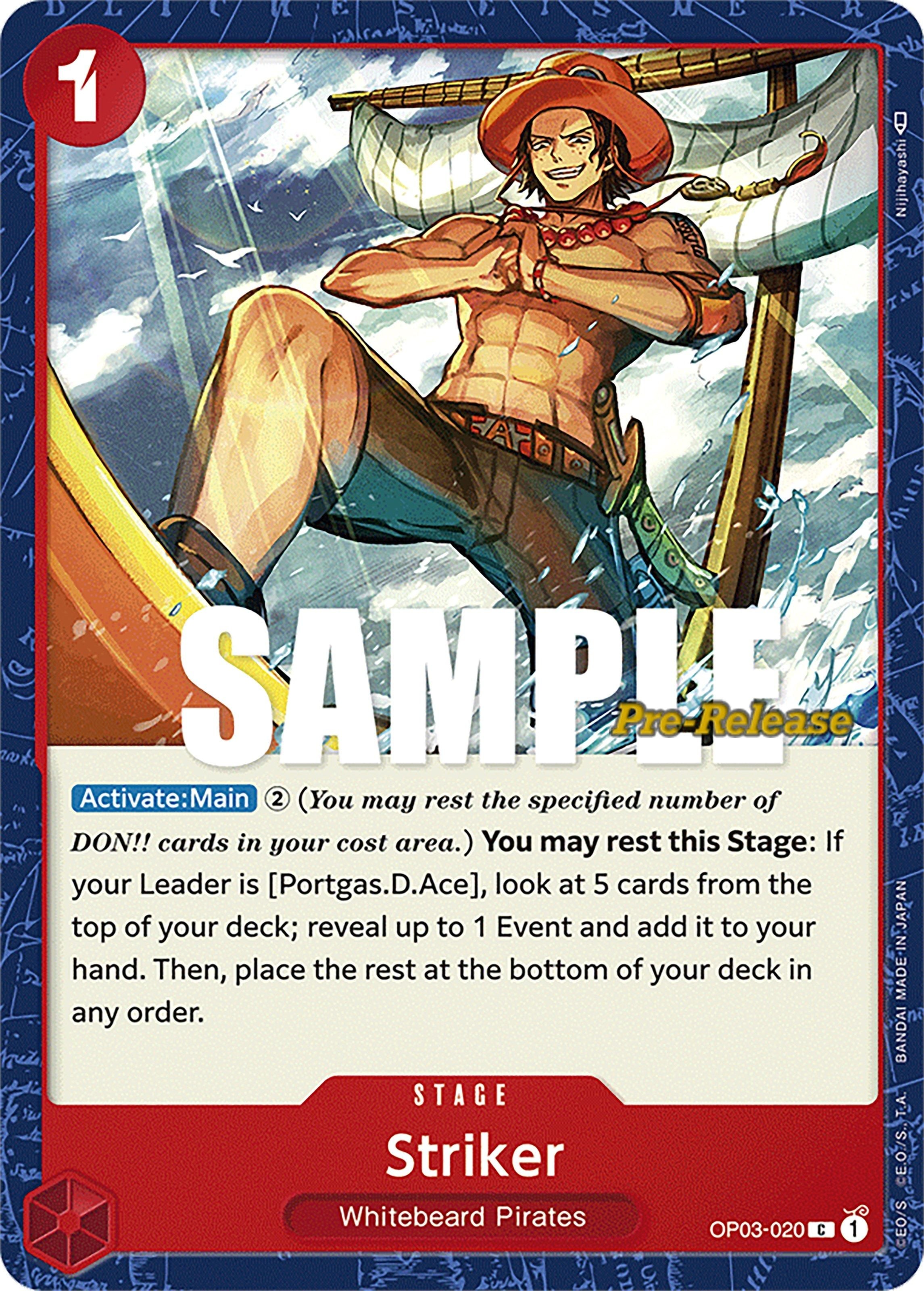 Striker (Pre-Release Stamp)