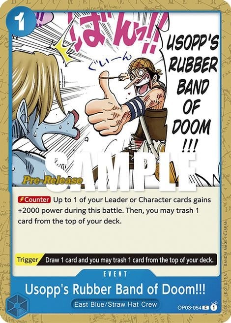 Usopp's Rubber Band of Doom!!! (Pre-Release Stamp)