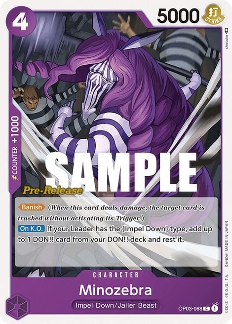 Minozebra (Pre-Release Stamp)