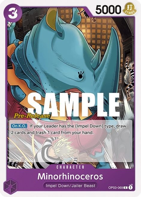 Minorhinoceros (Pre-Release Stamp)