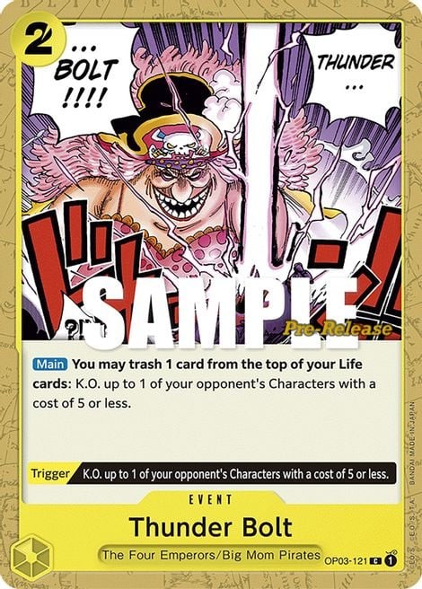 Thunder Bolt (Pre-Release Stamp)