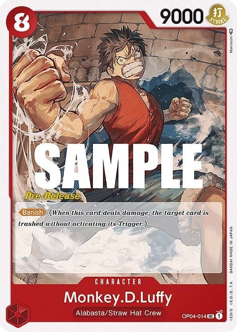 Monkey D. Luffy (Pre-Release Stamp)