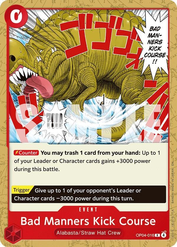 Bad Manners Kick Course (Non-Foil | Reprint)