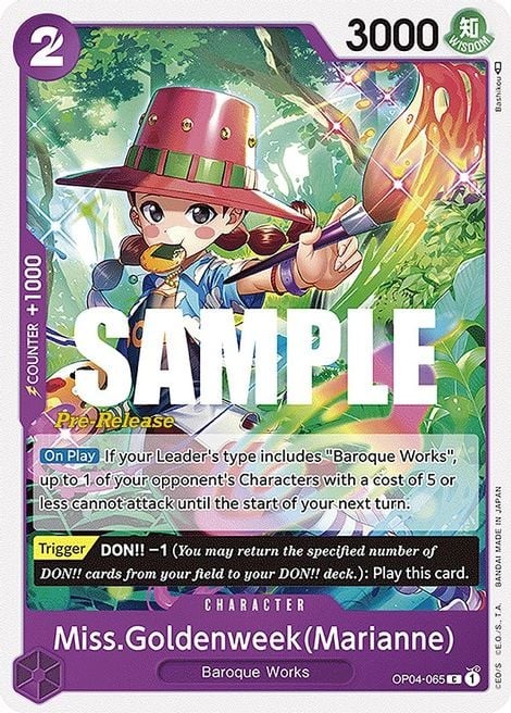 Miss Goldenweek (Marianne) (Pre-Release Stamp)