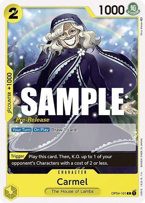 Carmel (Pre-Release Stamp)