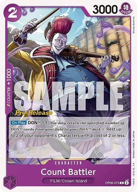 Count Battler (Pre-Release Stamp)