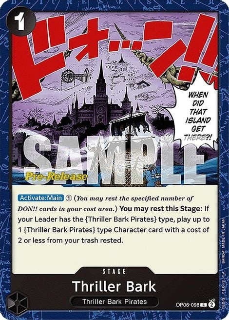 Thriller Bark (Pre-Release Stamp)