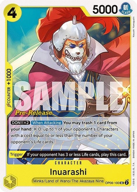 Inuarashi (Pre-Release Stamp)