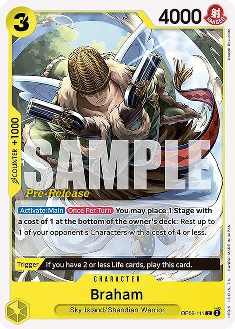 Braham (Pre-Release Stamp)