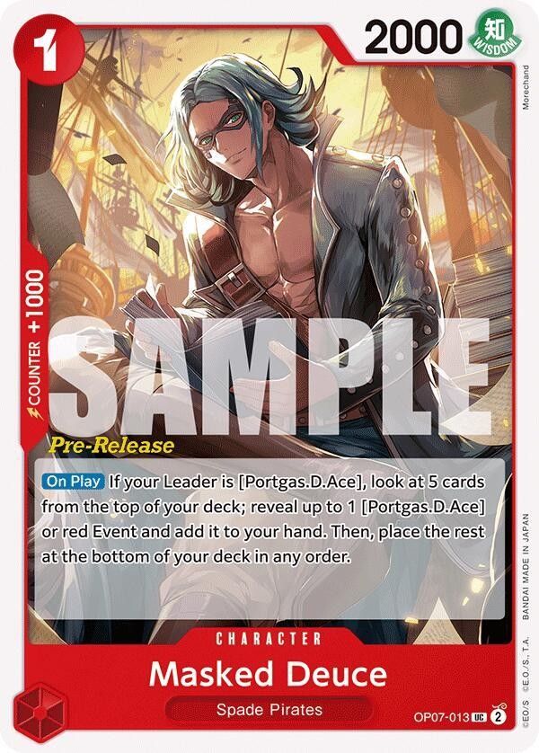 Masked Deuce (Pre-Release Stamp)