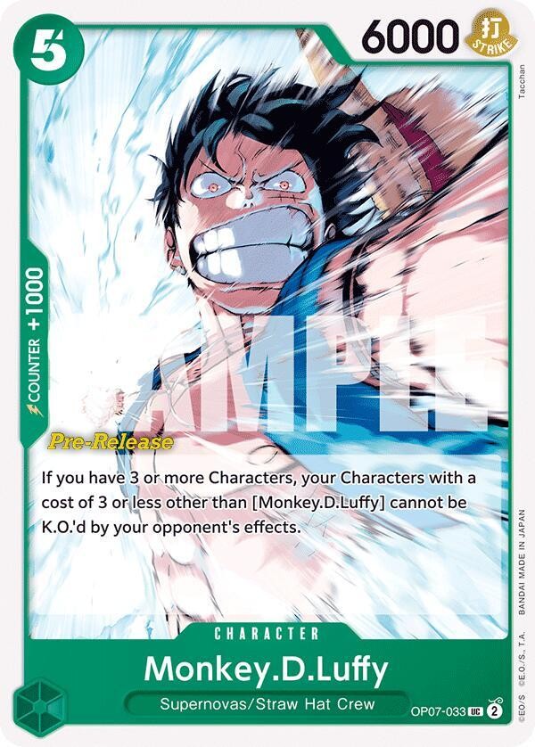 Monkey D. Luffy (Pre-Release Stamp)