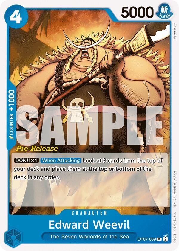Edward Weevil (Pre-Release Stamp)