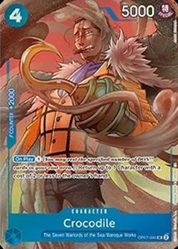 Crocodile (Seven Warlords of the Sea Binder Set | Alternate Art)