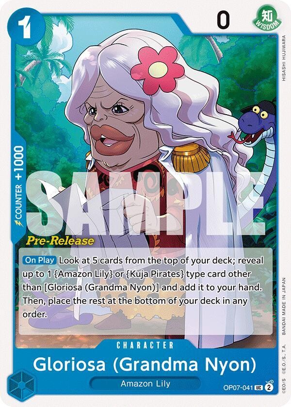 Gloriosa (Grandma Nyon) (Pre-Release Stamp)
