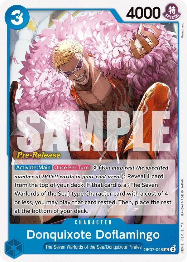 Donquixote Doflamingo (Pre-Release Stamp)