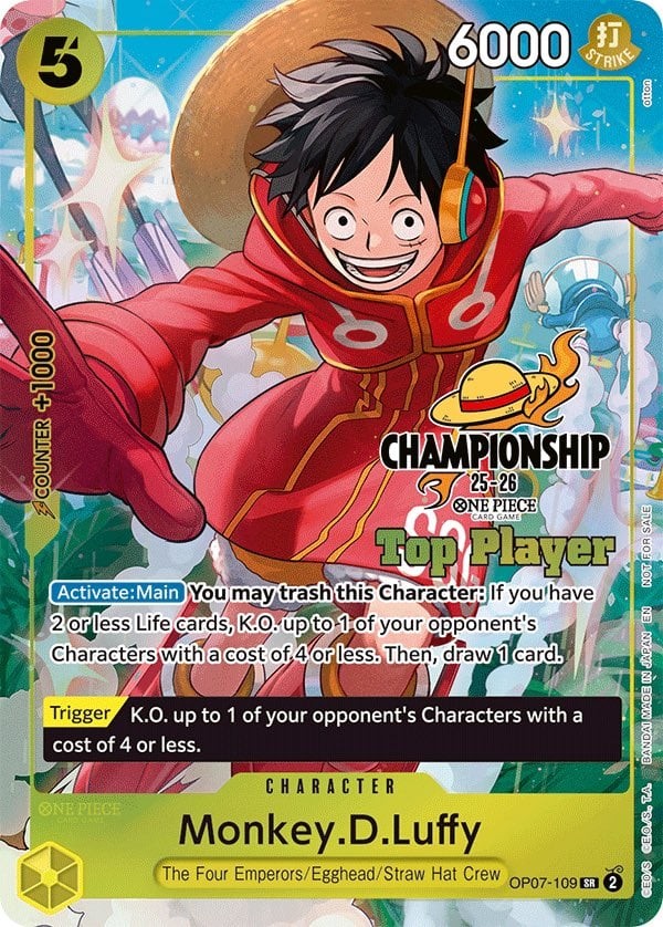 Monkey D. Luffy (Championship 25-26 | Top Player Pack)