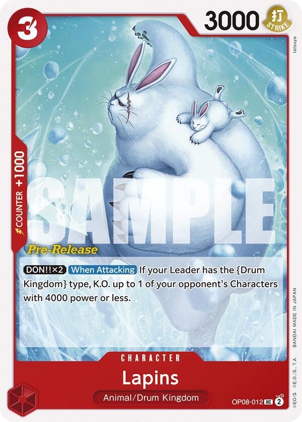Lapins (Pre-Release Stamp)