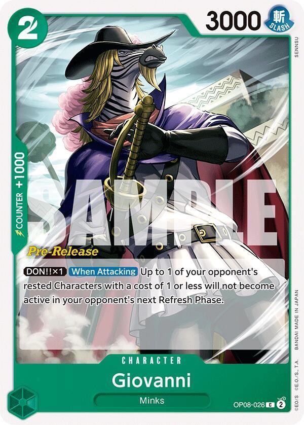Giovanni (Pre-Release Stamp)