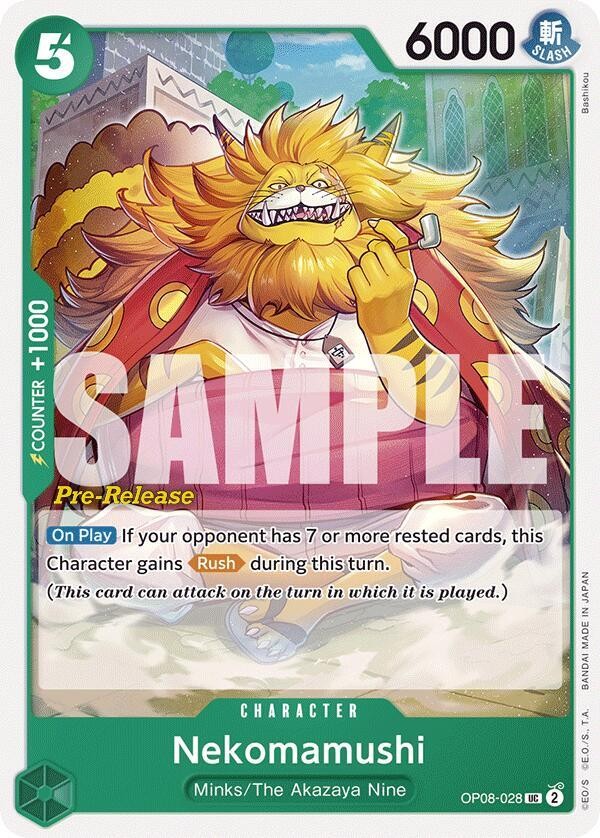 Nekomamushi (Pre-Release Stamp)