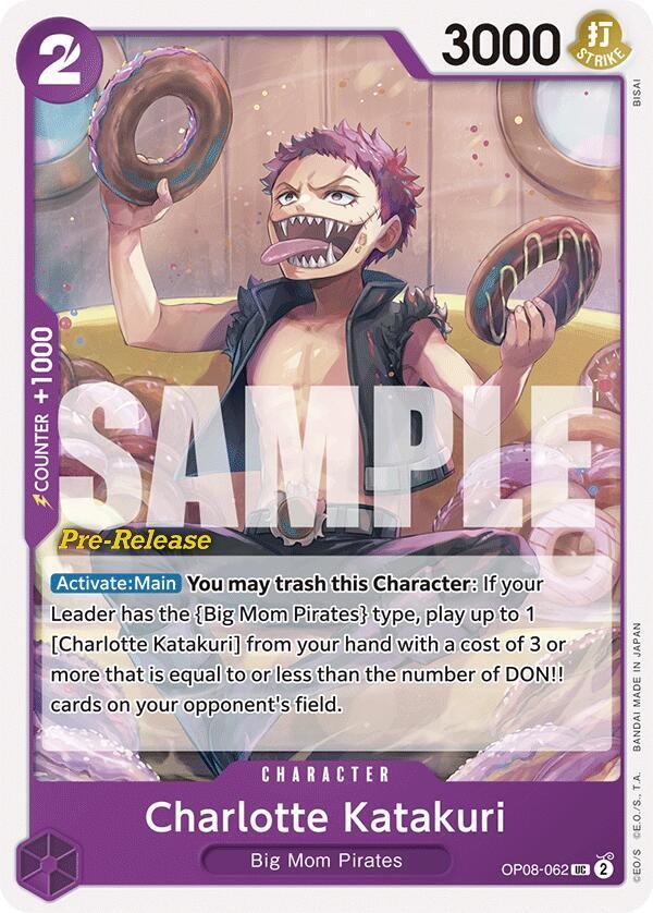 Charlotte Katakuri (Pre-Release Stamp)