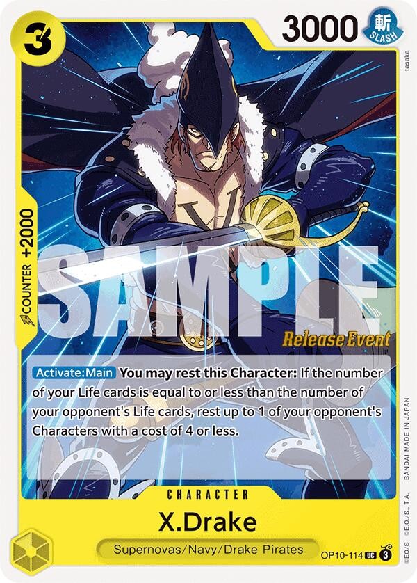 X. Drake (Pre-Release Stamp)