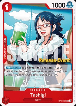 Tashigi (Pre-Release Stamp)