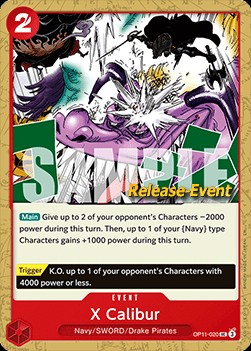 X Calibur (Pre-Release Stamp)
