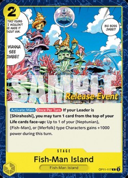 Fish-Man Island (Pre-Release Stamp)
