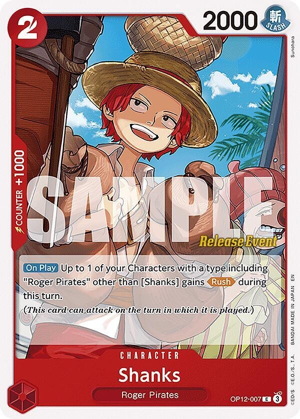 Shanks (Pre-Release Stamp)