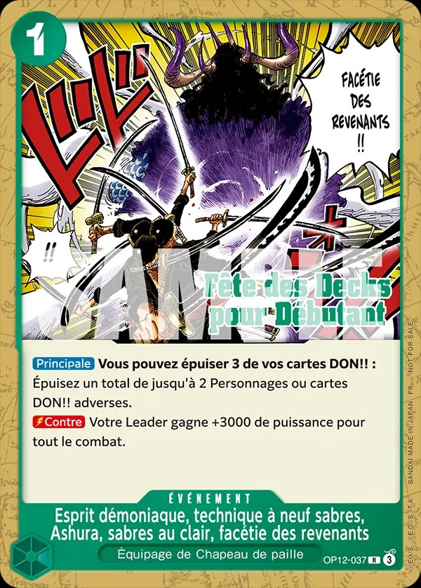 Demon Aura Nine Sword Style Asura Blades Drawn Dead Man's Game (Beginners Deck Party)