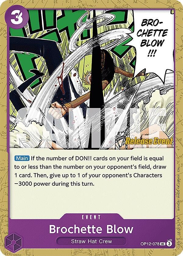 Brochette Blow (Pre-Release Stamp)