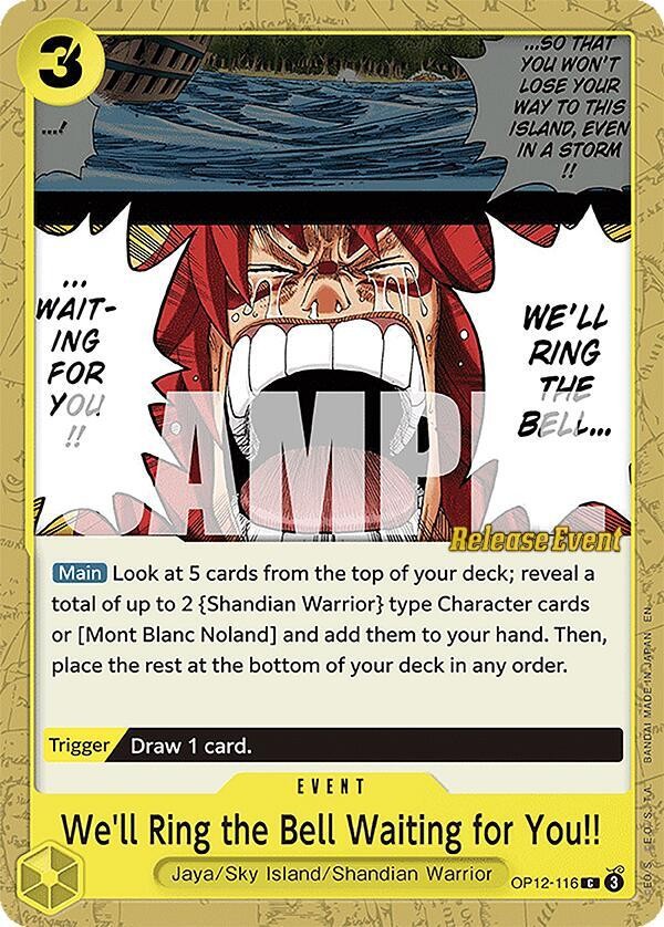 We'll Ring the Bell Waiting for You!! (Pre-Release Stamp)