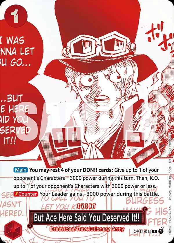 But Ace Here Said You Deserved It!! (Treasure Campaign Pack)